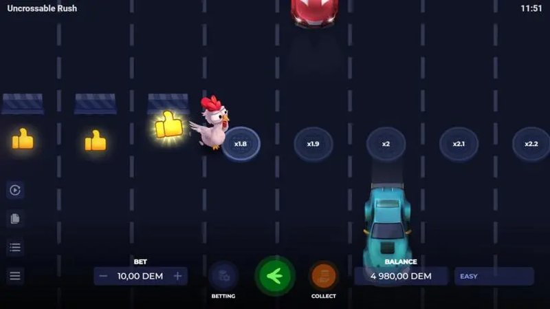 L'Impetuoso Giochi dell'Uncrossable Rush: un Gioco di Slot che non Ti Lascerà, uncrossable rush demo